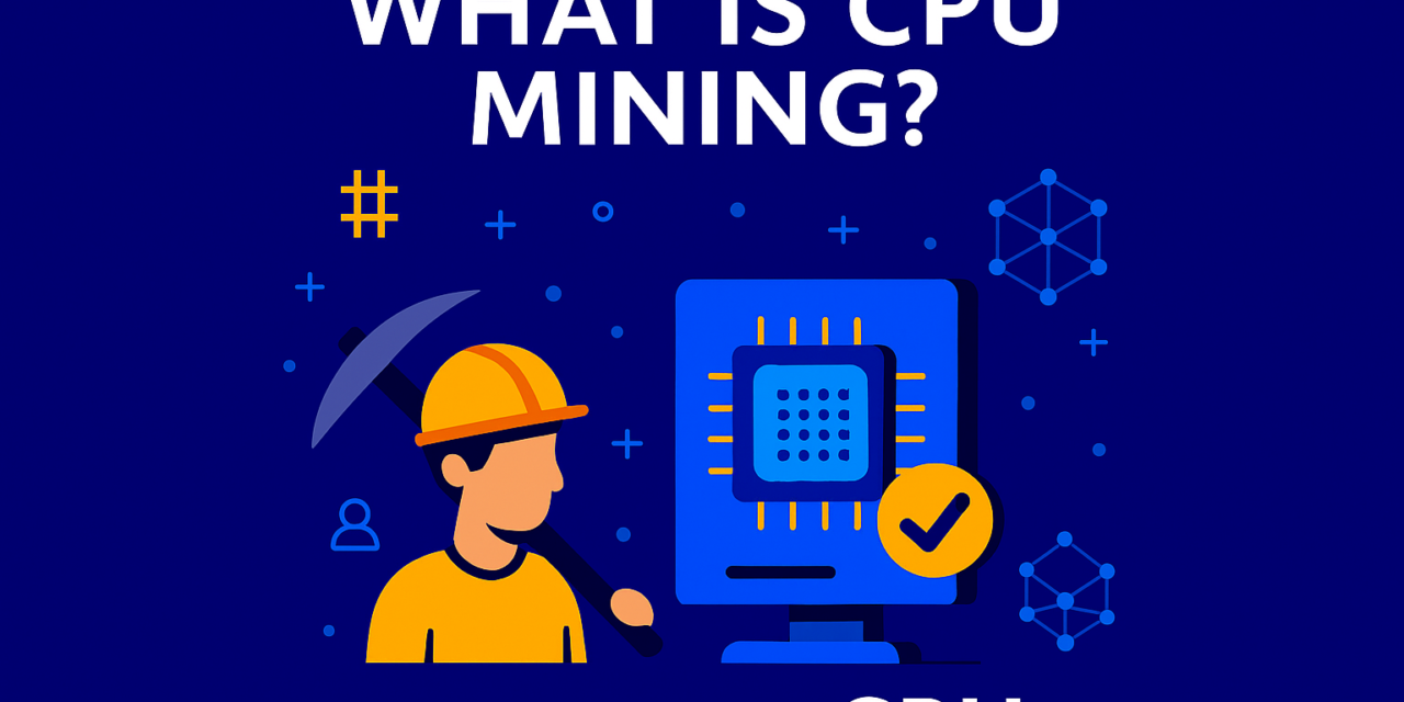 What Is CPU Mining? A Simple & Beginner‑Friendly Guide
